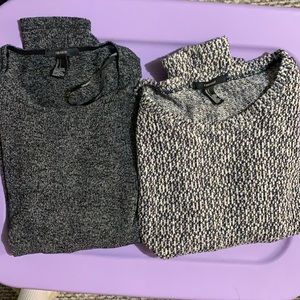 2 Forever 21 long sleeve shirts.